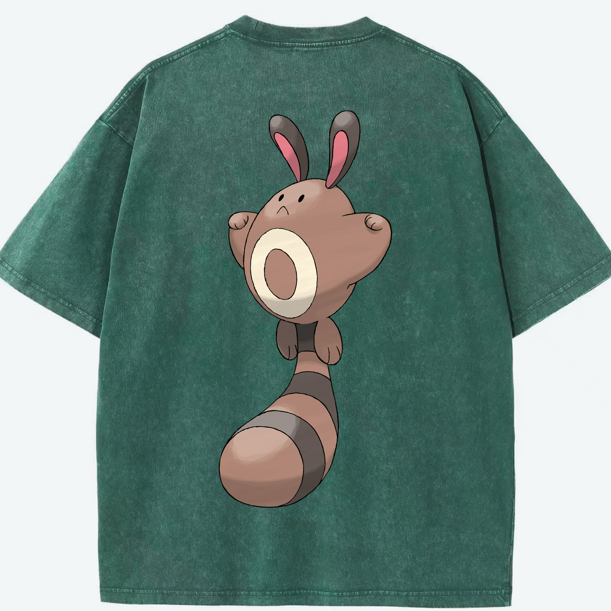 （画像用） ポケットモンスター Pokémon 綿100% ヴィンテージ風 半袖Tシャツ（背面プリント）